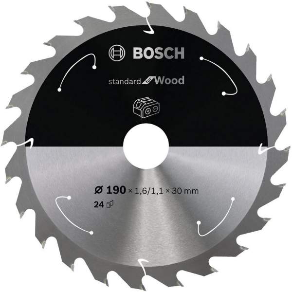 BOSCH Пильный диск 190x1,6х30 мм Z24 PRO Standard for Wood BOSCH (2608837708)