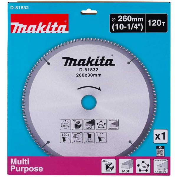 MAKITA Пильный диск 260х2,6х30 мм Z120 