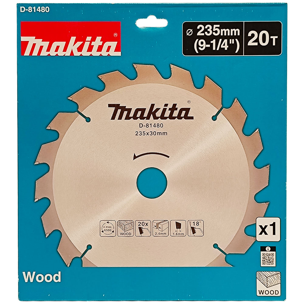 MAKITA Пильный диск Standard 235x2,4х30/25 мм Z20 MAKITA (D-81480)