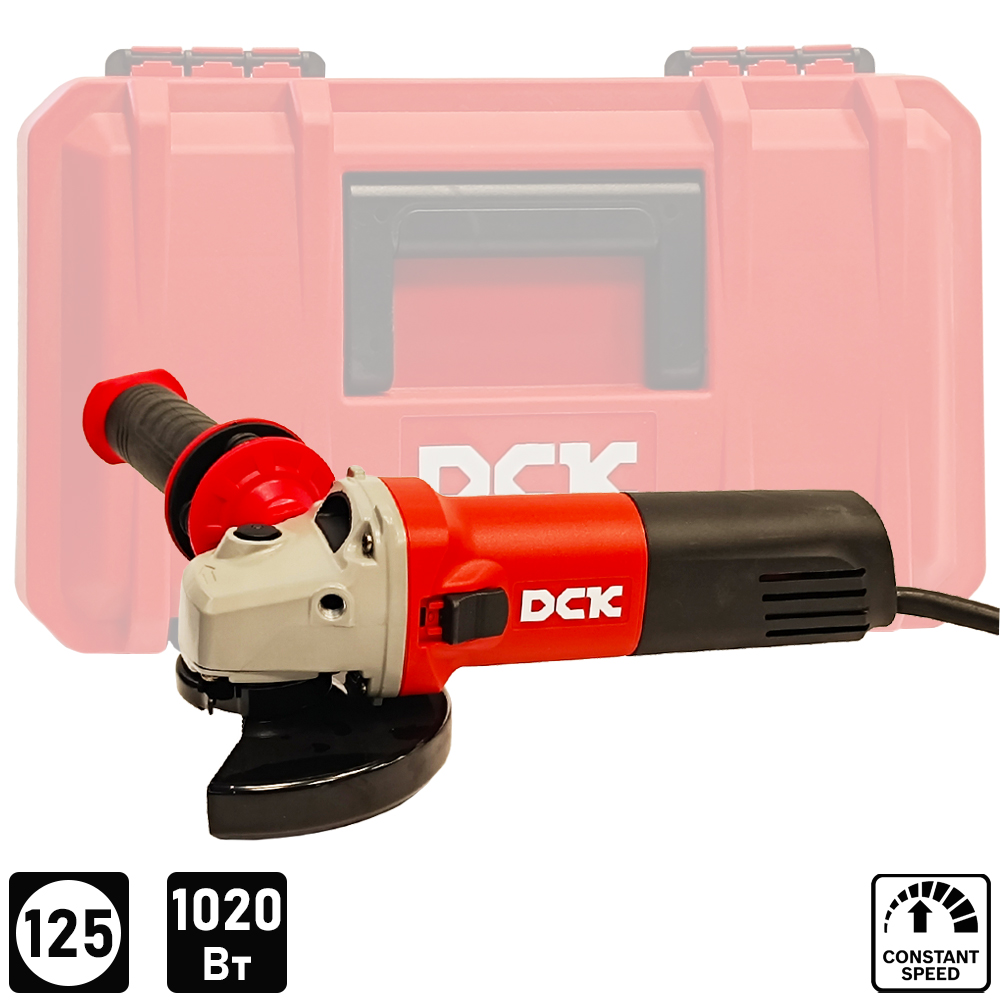 Углошлифмашина 125мм DCK KSM04-125S (case)
