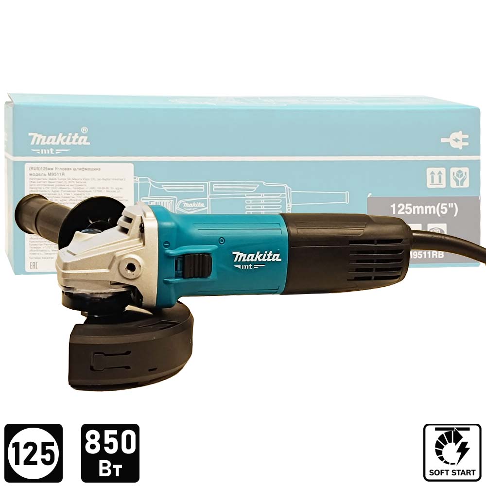 Углошлифмашина 125мм MAKITA M 9511R B (carton)