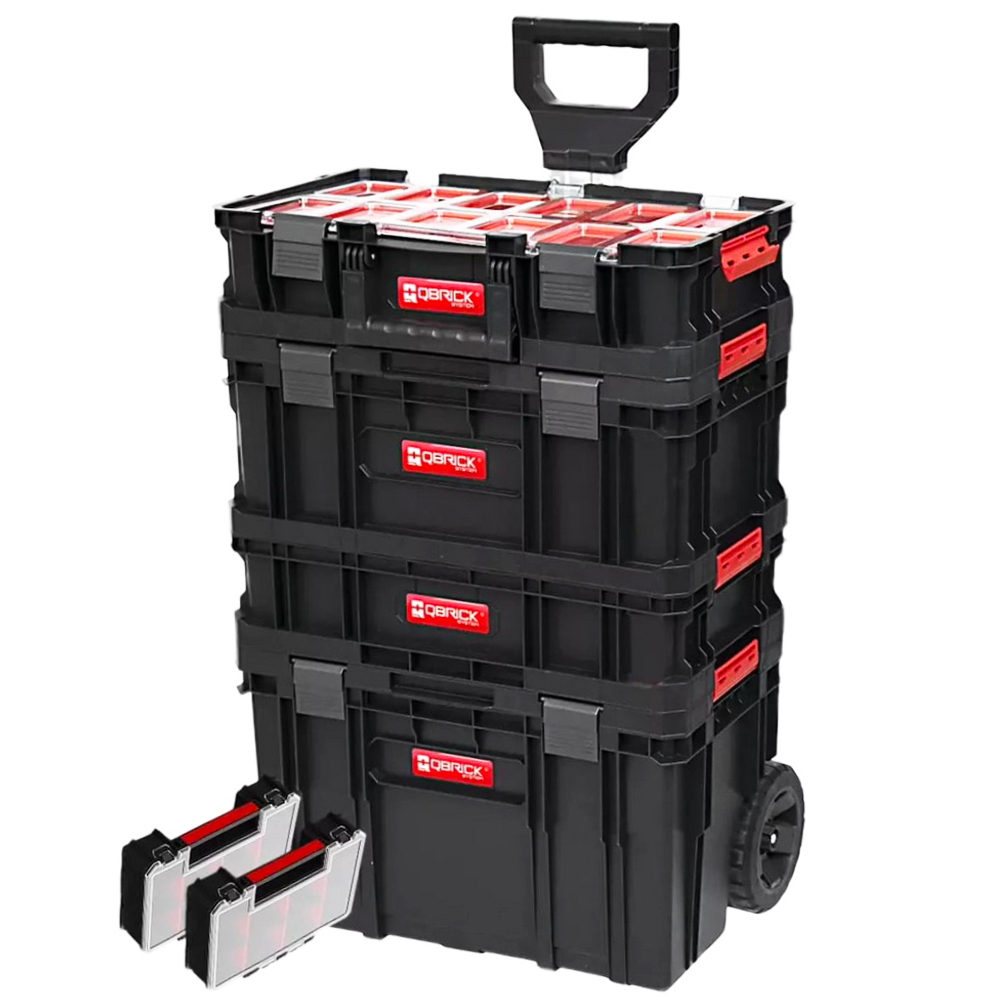Системы хранения Qbrick System Набор ящиков для инструментов TWO Cart 6in1