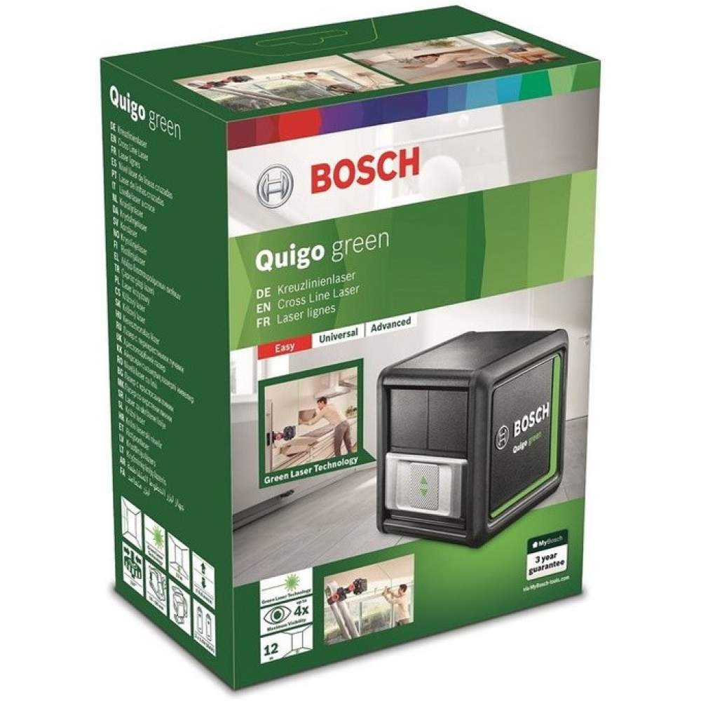 Нивелир лазерный BOSCH Quigo Green + штатив