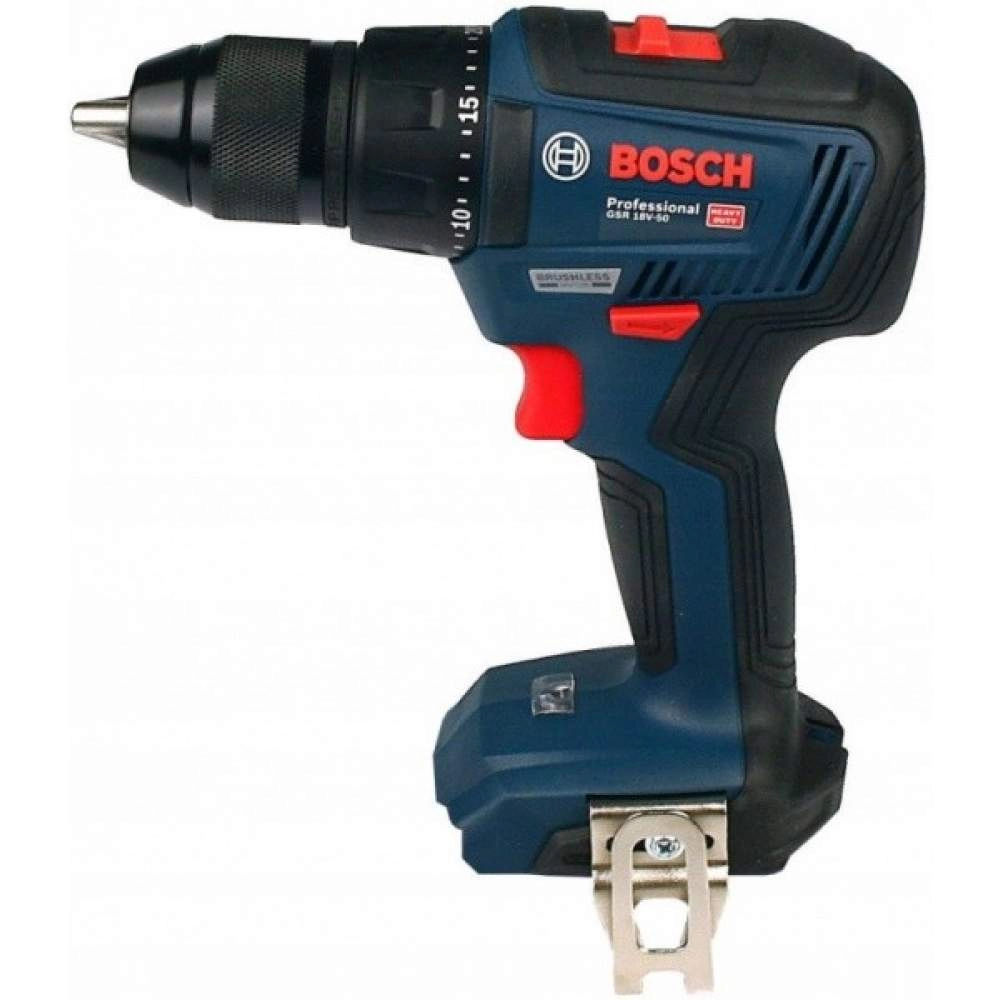 Дрель- шуруповерт аккумуляторный BOSCH GSR 18V-50 Solo без АКБ и ЗУ
