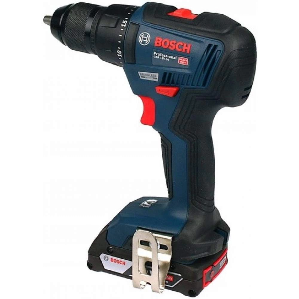 Дрель- шуруповерт аккумуляторный BOSCH GSR 18V-50 Solo без АКБ и ЗУ