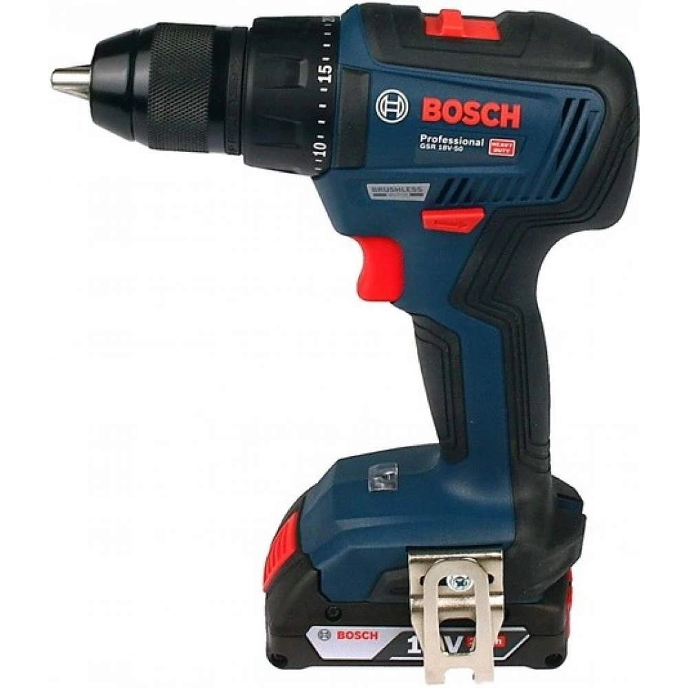 Дрель- шуруповерт аккумуляторный BOSCH GSR 18V-50 Solo без АКБ и ЗУ