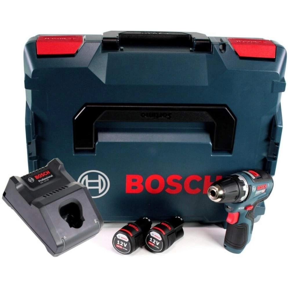 Дрель- шуруповерт аккумуляторный BOSCH GSR 12V-35 (2*3 Ah, L-Boxx)